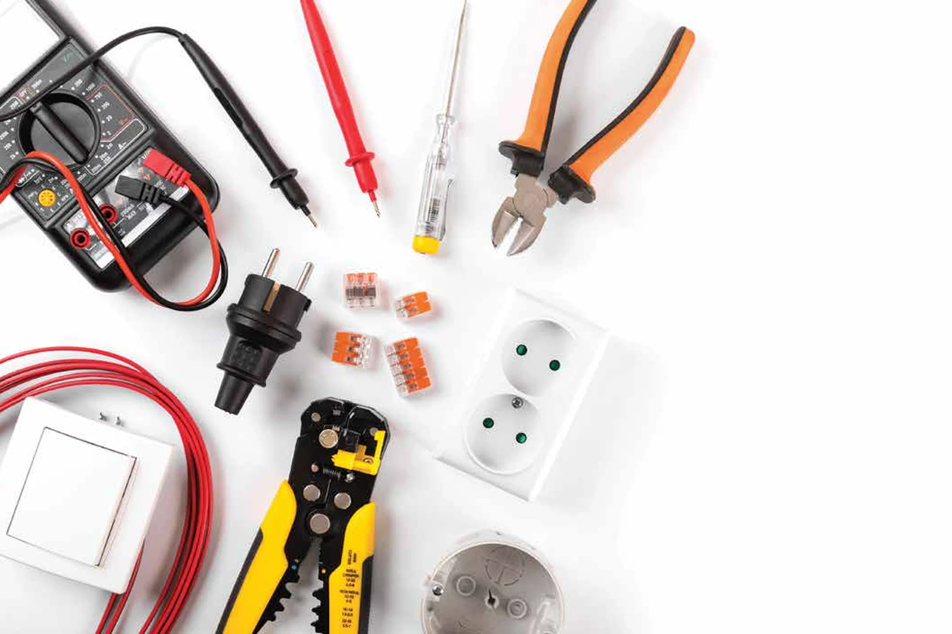 Elektrik ölçüm araçları, kablo ve bağlantı malzemeleri